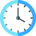 Clock icon representing dental clinic working hours