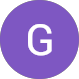 Google profile icon with letter G in purple circle