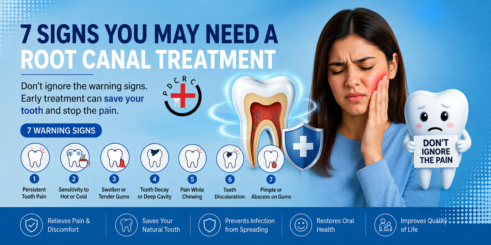 7 Signs You May Need a Root Canal Treatment – Dr. Saumya Jain
